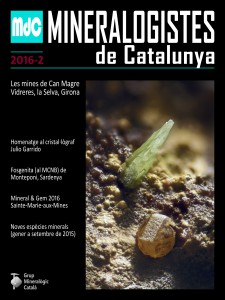 Portada Mineralogistes de Catalunya 2016-2